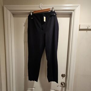 NWT Talbots Dark Blue Straight Leg Pants